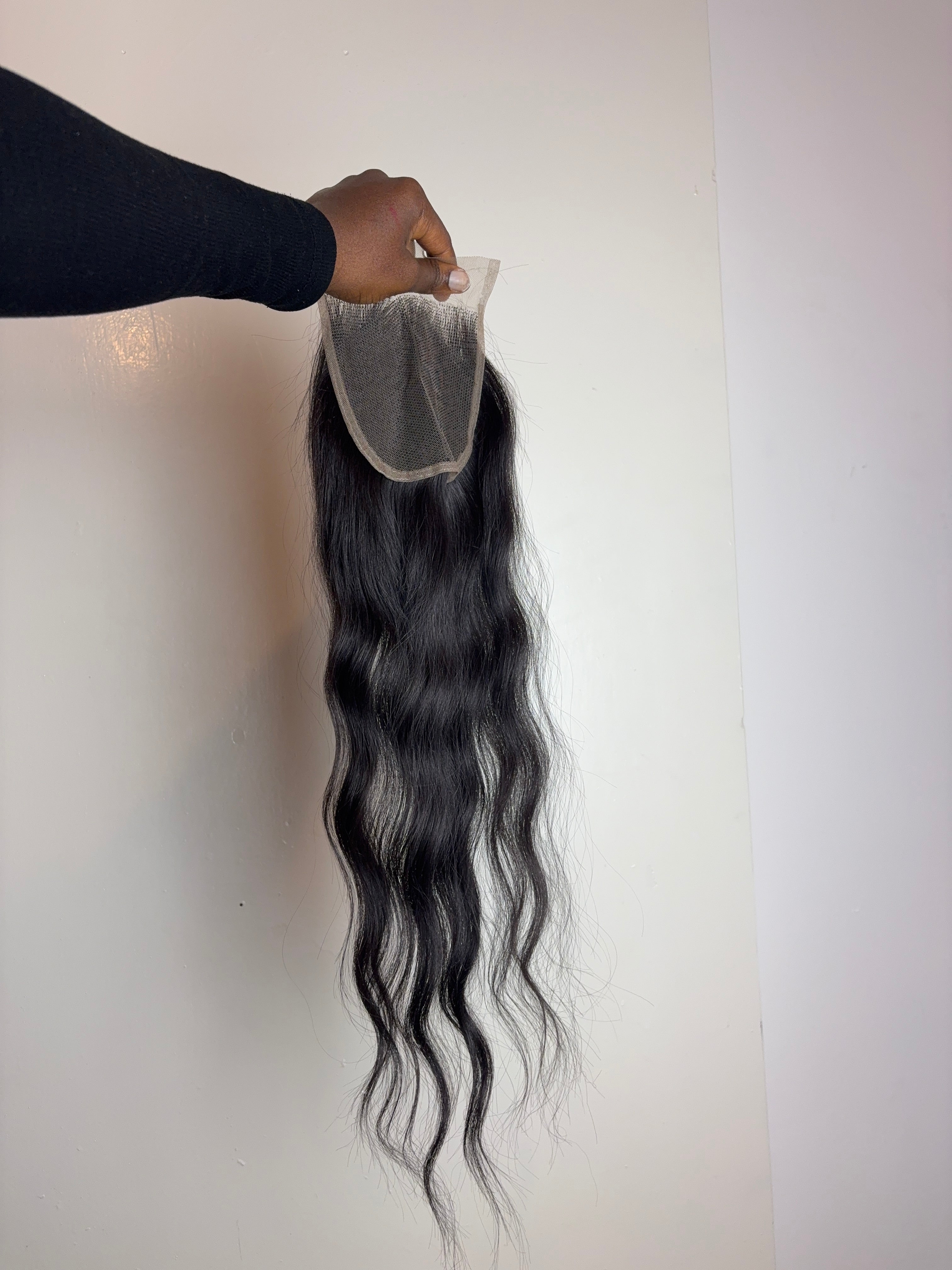 6 Wavy Blended bundles with 5 by 5 closure