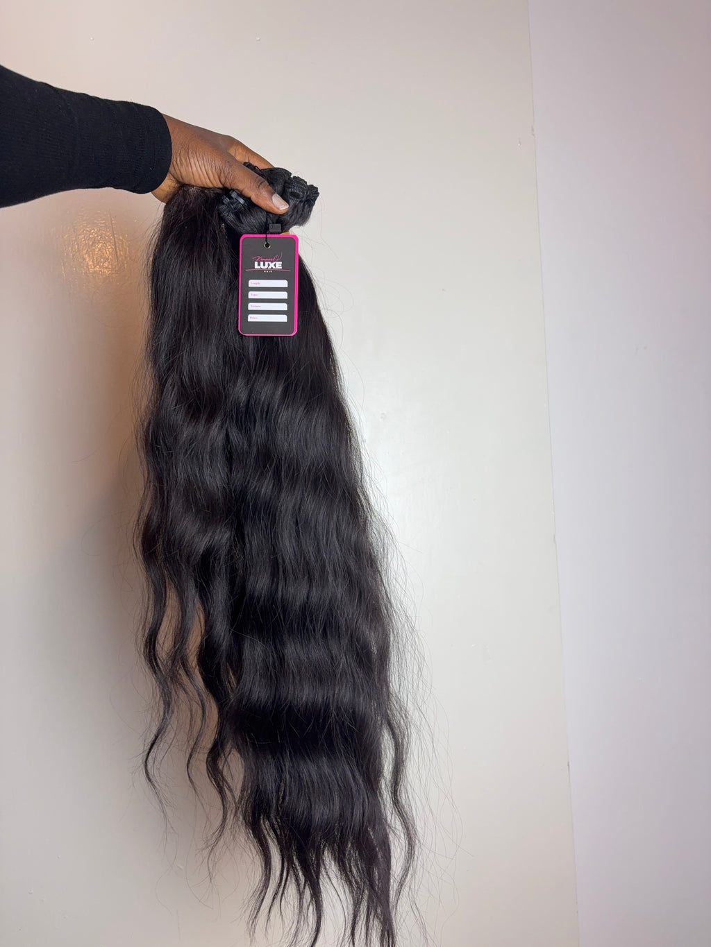6 Wavy Blended bundles with 5 by 5 closure