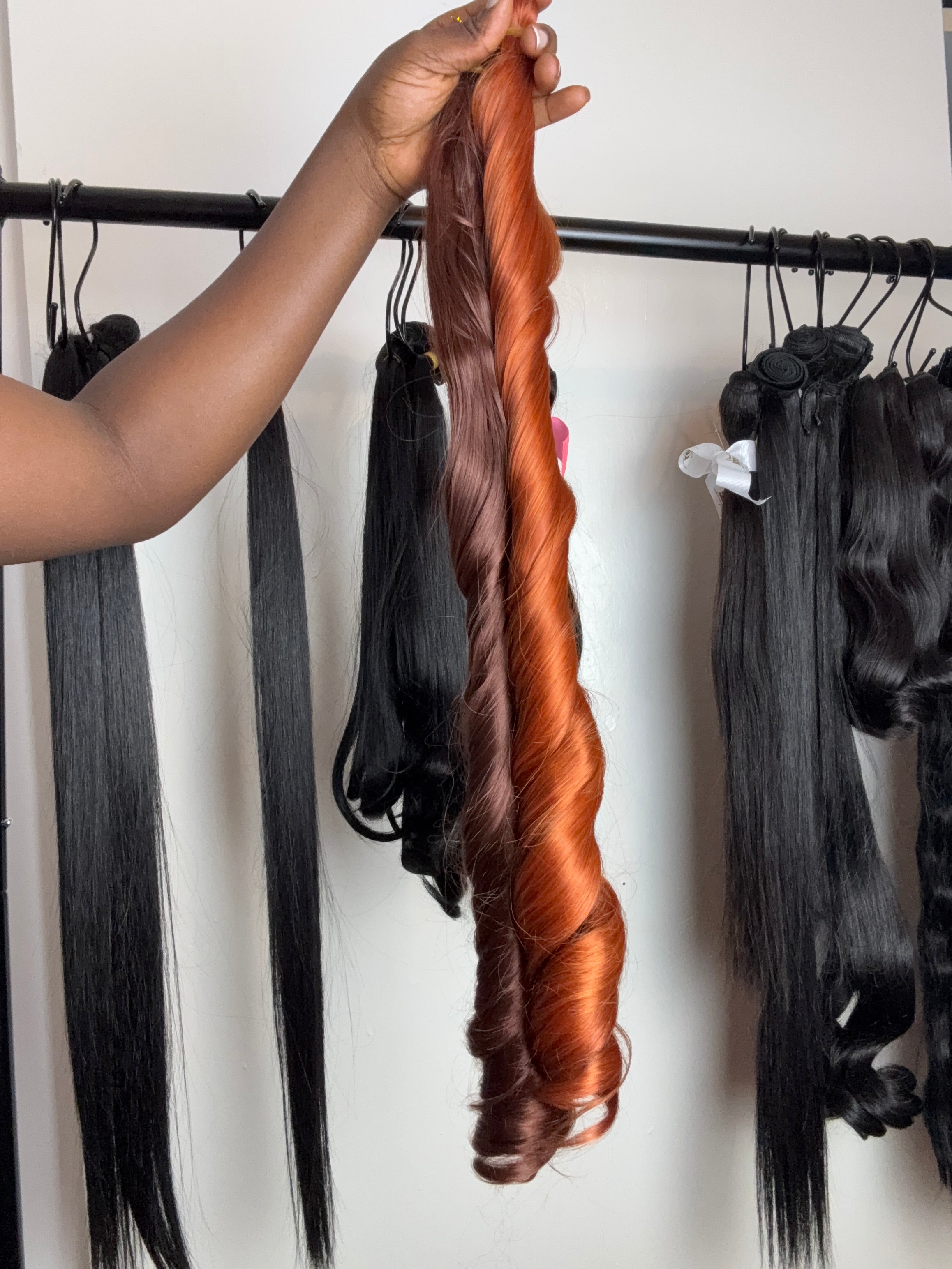 French curls blended braiding hair