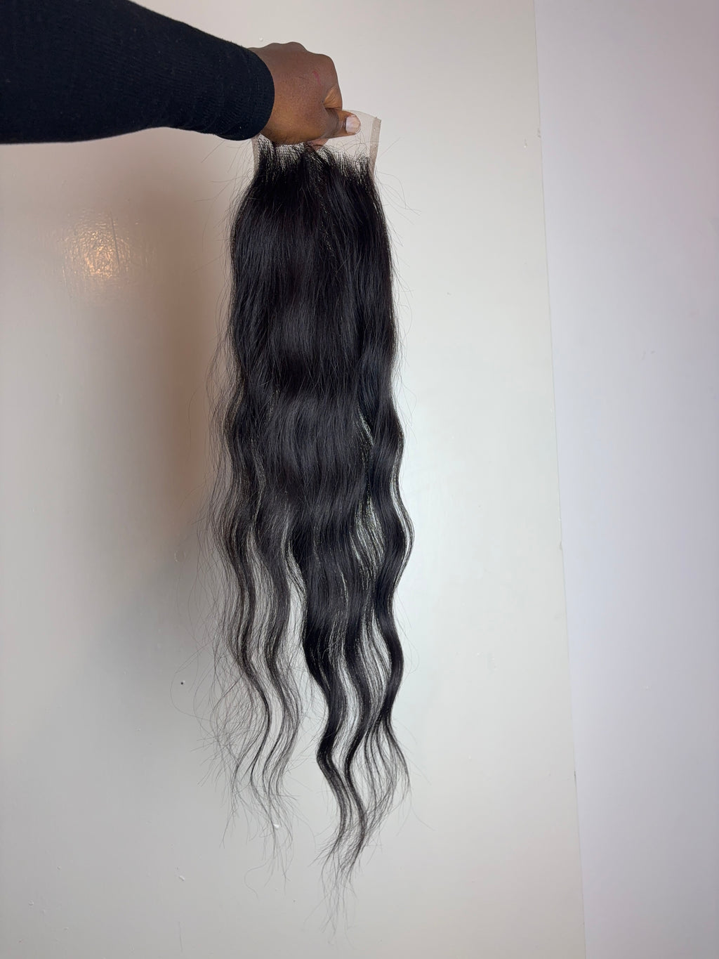 6 Wavy Blended bundles with 5 by 5 closure