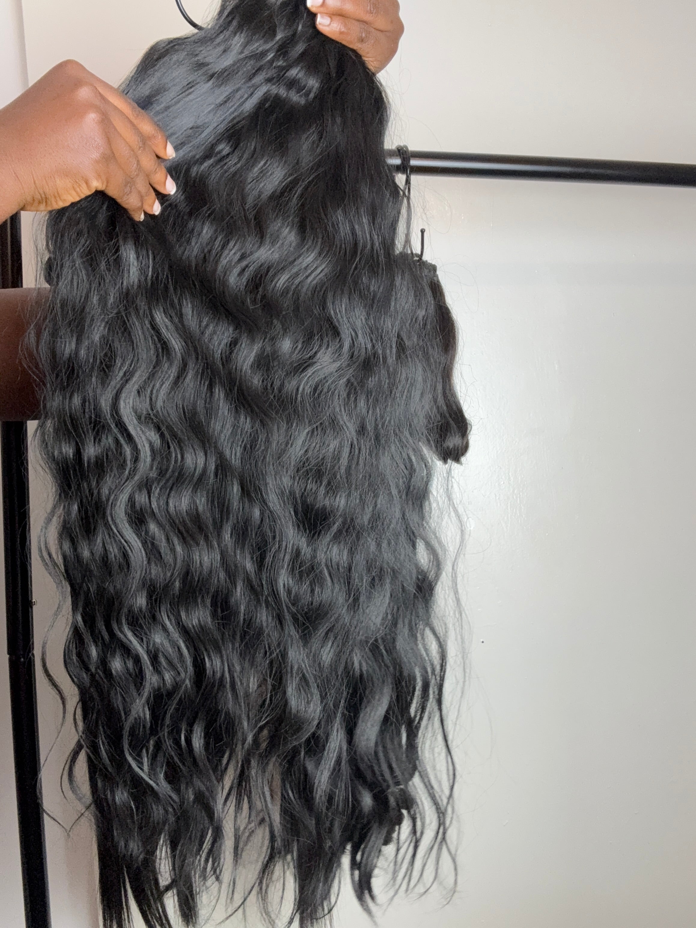 French curls blended braiding hair