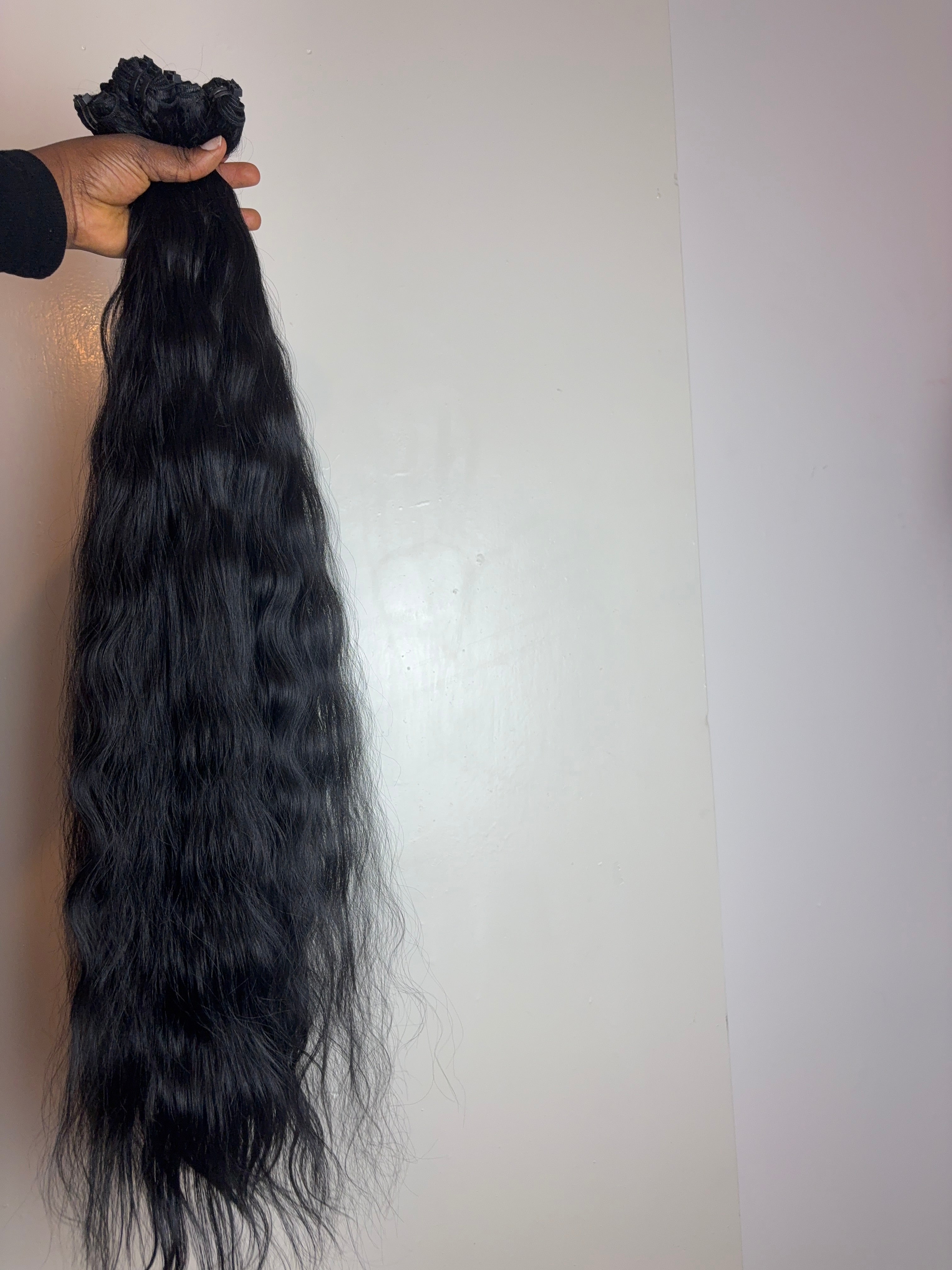 30 inches wavy 3 blended bundles