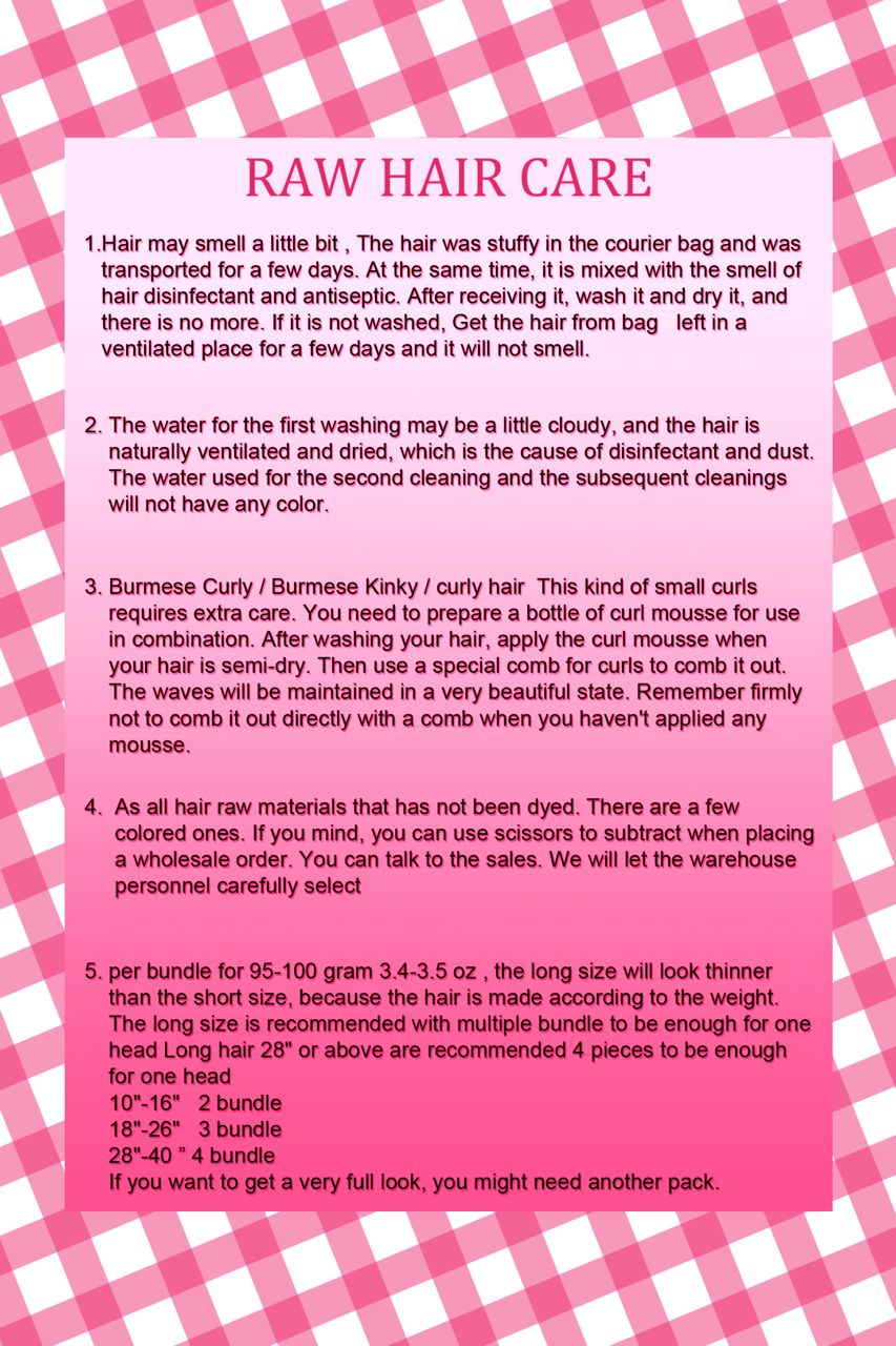 Cambodian Raw Bundles