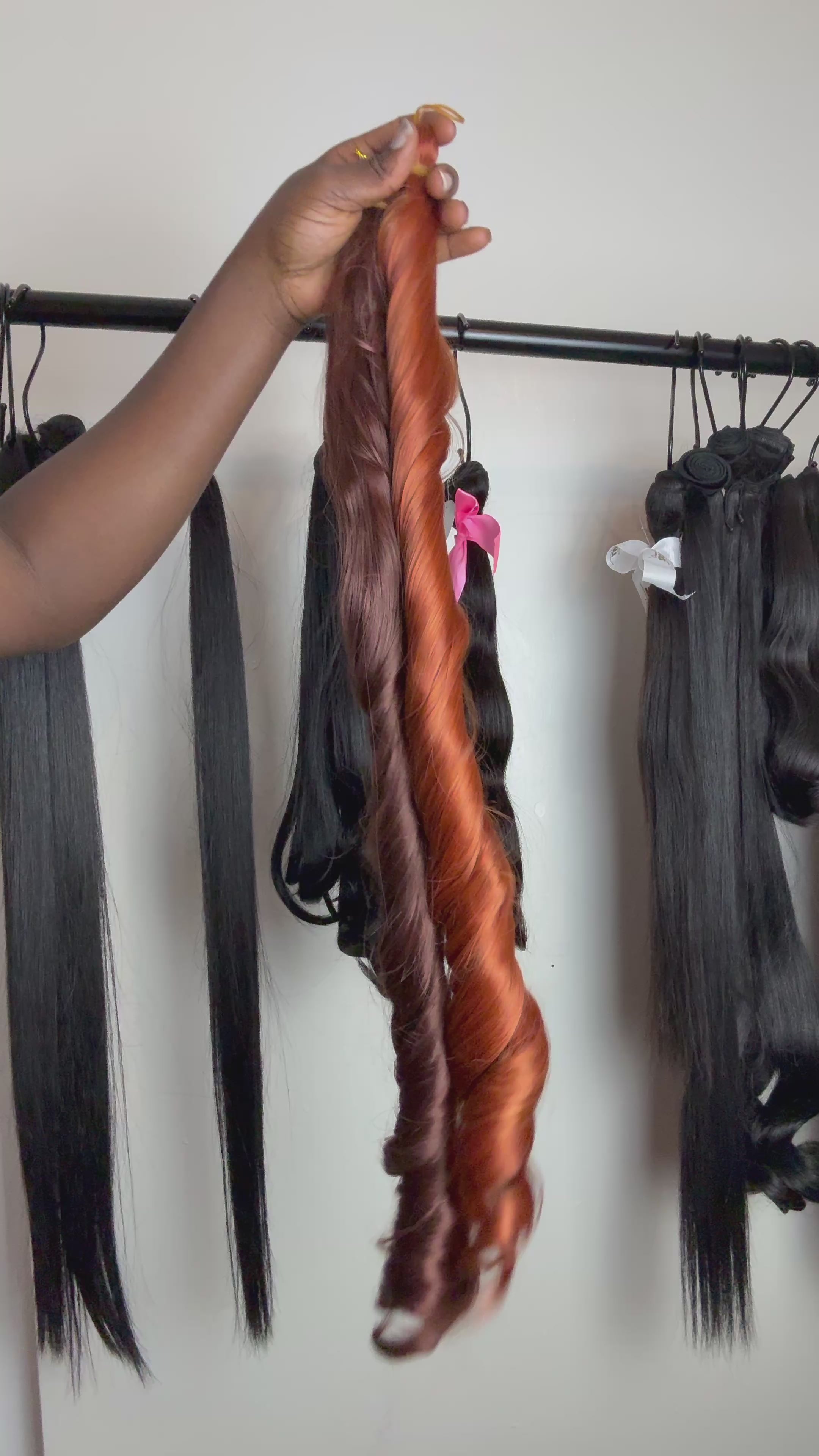 French curls blended braiding hair