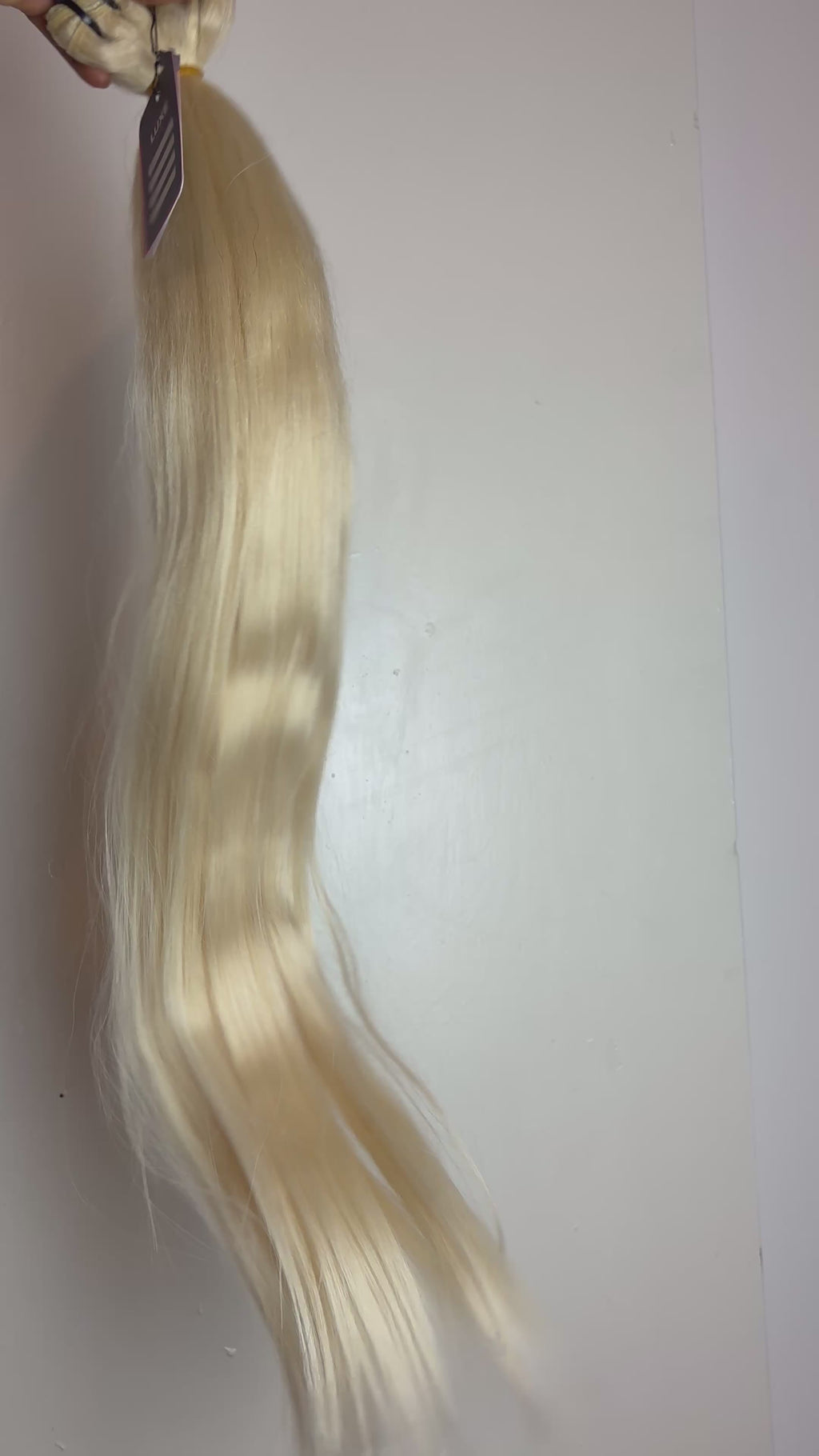 30 inches Blonde 3 Blended Bundles with Swiss lace frontal